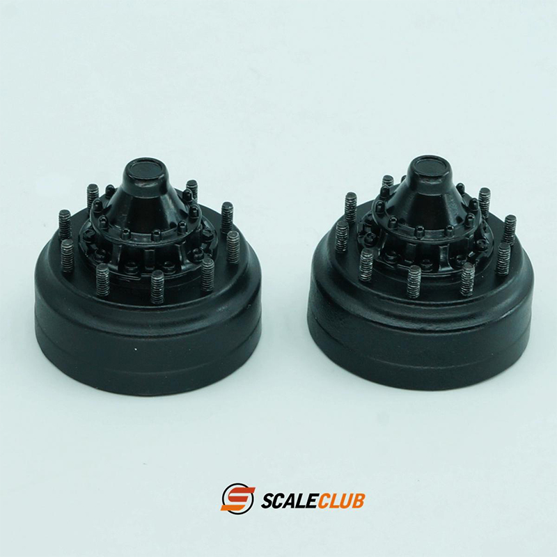 Rc Excavator Hydraulic - غطاء سلوك معدني ScaleClub ، رأس