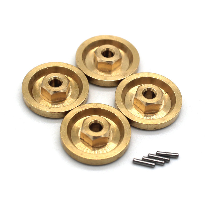 Wheel Hex Adapter - إكسسوارات معدنية FMS FCX24M 1/24 للجيل
