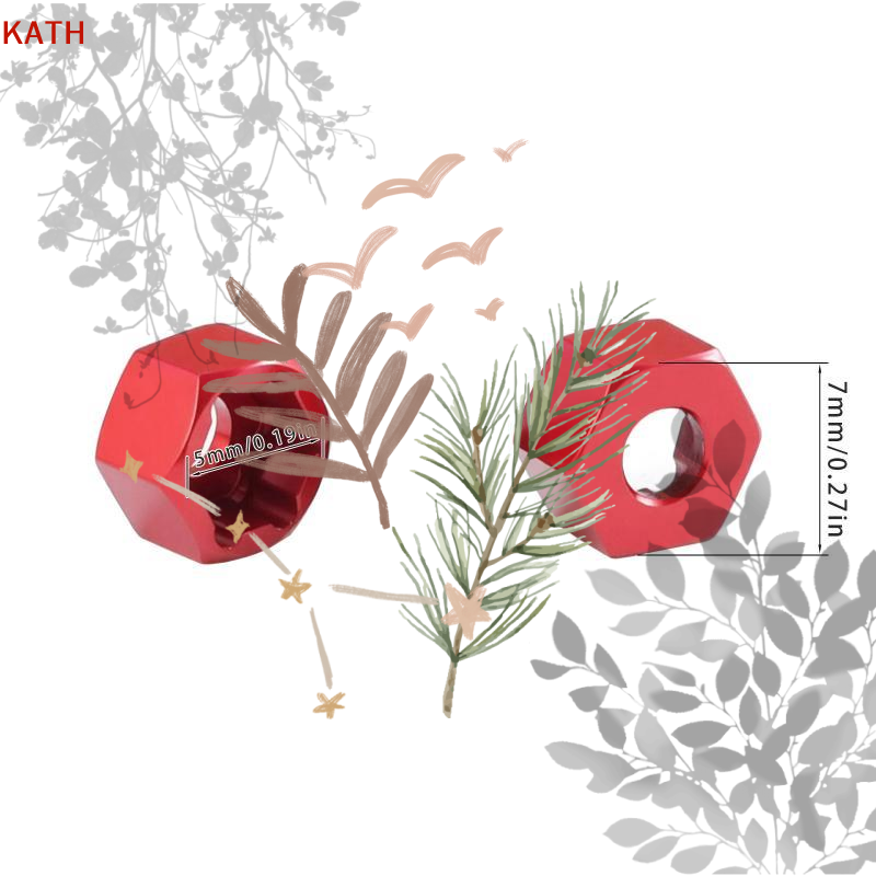 Wheel Hex Adapter - 4 قطع محولات محور العجلة سداسية