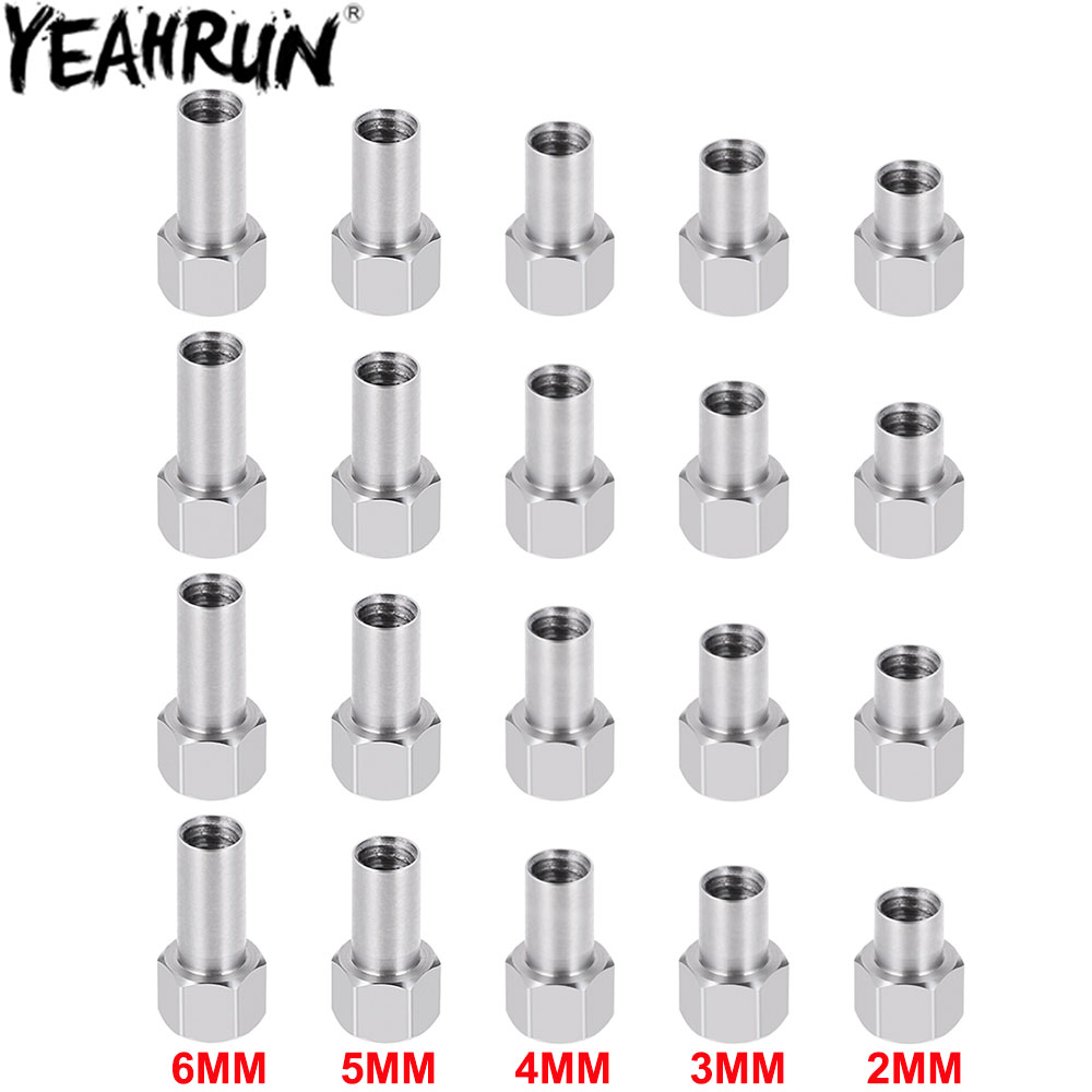 Wheel Hex Adapter - YEAHRUN 4 قطعة عرافة عجلة المكسرات