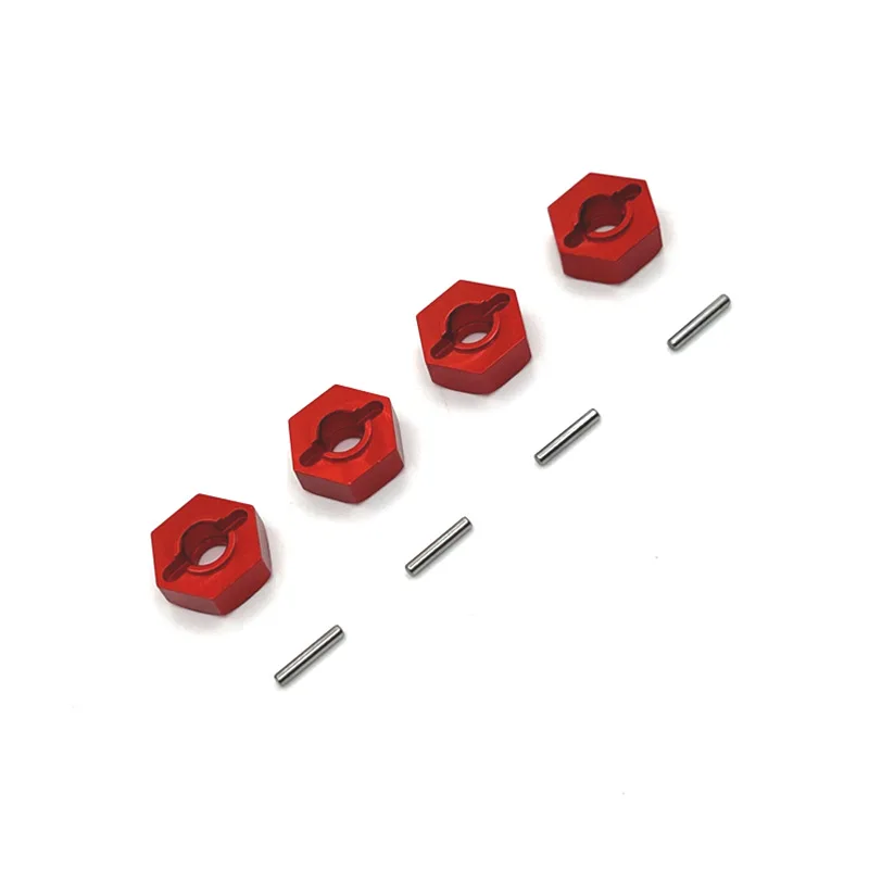 Wheel Hex Adapter - 4 قطعة معدنية 12 مللي متر