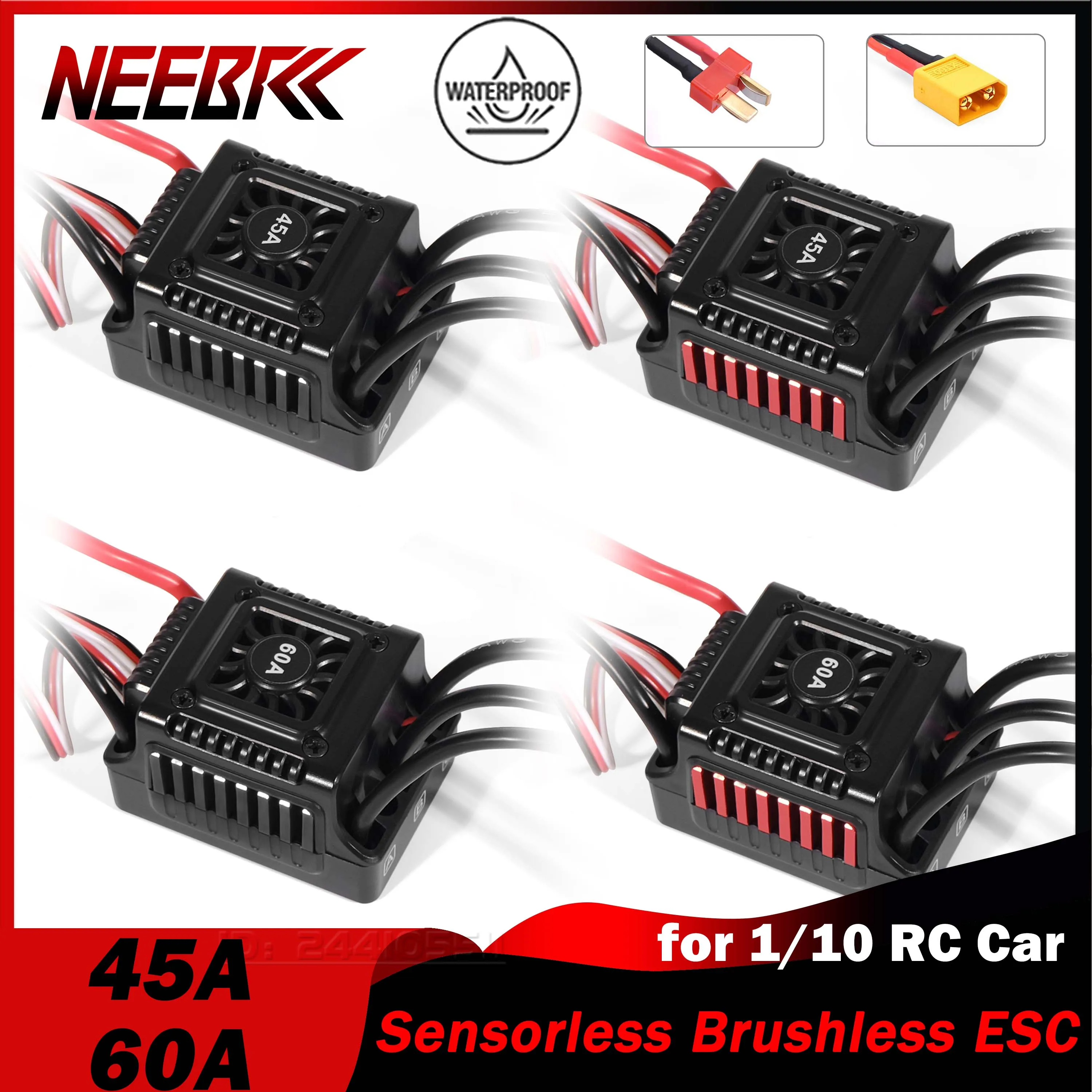 Esc Waterproof 60A - NEEBRC 45A 60A بدون مستشعر ESC