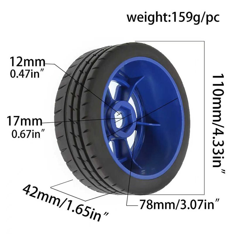 إطارات مطاطية ABUM-RC مع محول  - مراجعة Wheel Hex Adapter وسعره