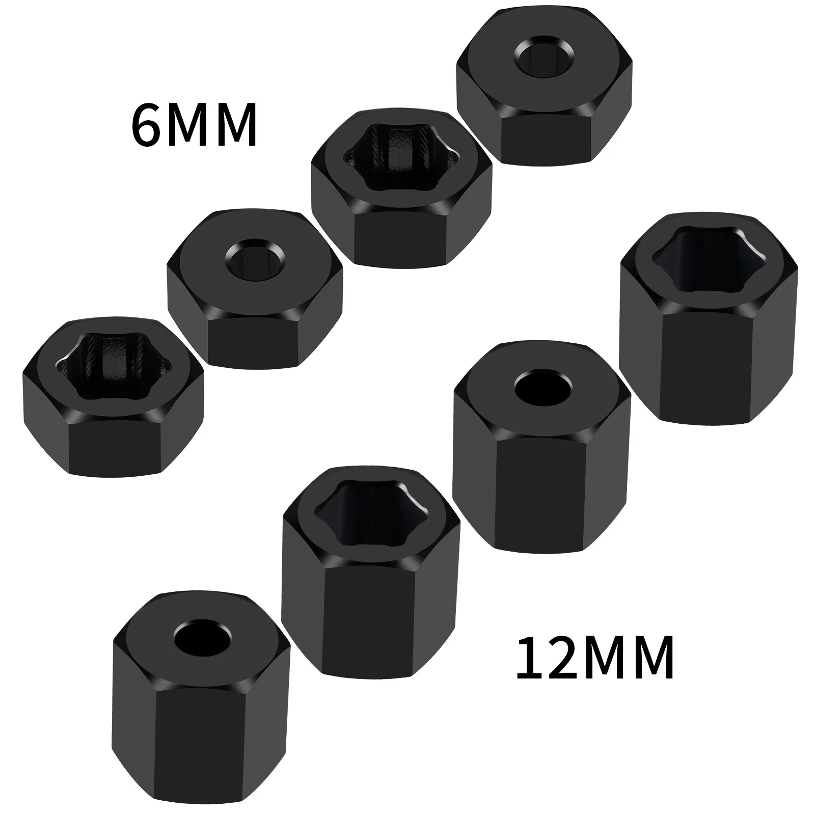 AXSPEED 4 قطعة الألومنيوم 7 مل - مراجعة Wheel Hex Adapter وسعره