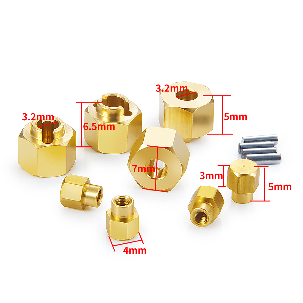 محول سداسي العجلة AXSPEED-عجلة - مراجعة Wheel Hex Adapter وسعره