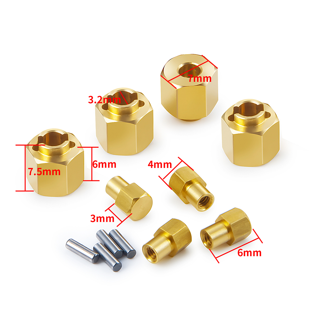 محول سداسي العجلة AXSPEED-عجلة - مراجعة Wheel Hex Adapter وسعره