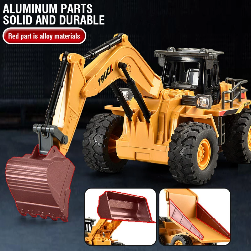 2.4G سبيكة التحكم عن بعد حفارة - مراجعة Rc Excavator Hydraulic وسعره