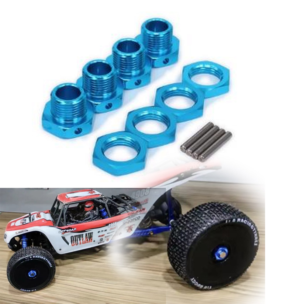 4 قطعة YSIDO الألومنيوم 17 ملل - مراجعة Wheel Hex Adapter وسعره