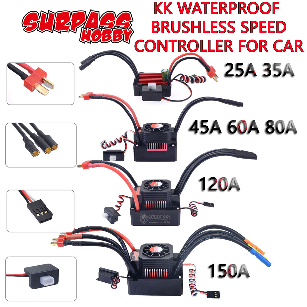 هواية التفوق-وحدات تحكم للسرعة - مراجعة Esc Waterproof 60A وسعره