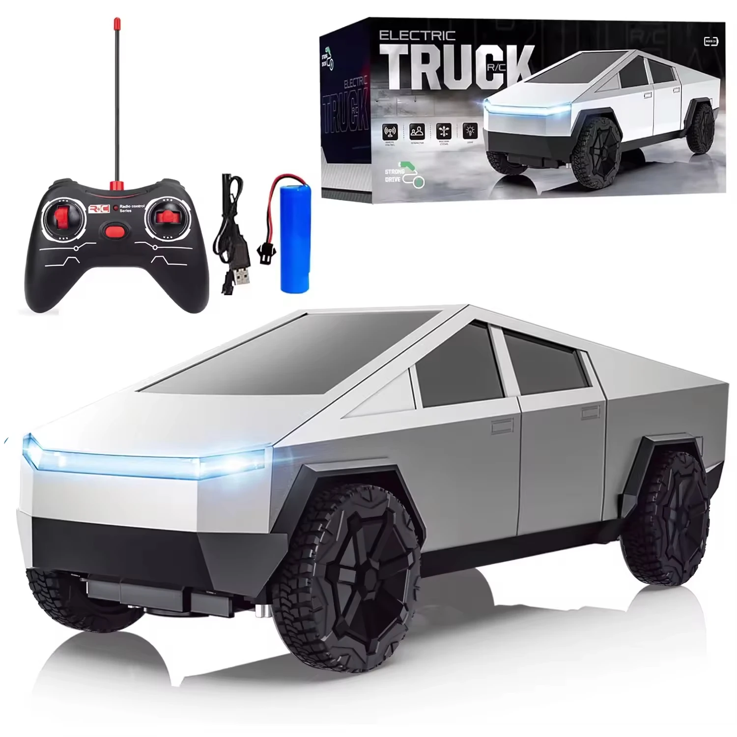 1:24 RC Cybertruck Pickup 4WD  - مراجعة Rc Hobby Workbench وسعره