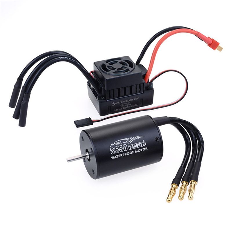 محرك بدون فرشاة مقاوم للماء A4 - مراجعة Esc Waterproof 60A وسعره