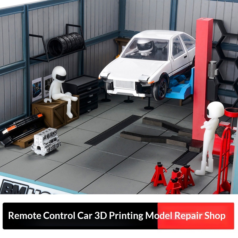 نموذج ورشة إصلاح سيارات التحكم - مراجعة Rc Hobby Workshop وسعره