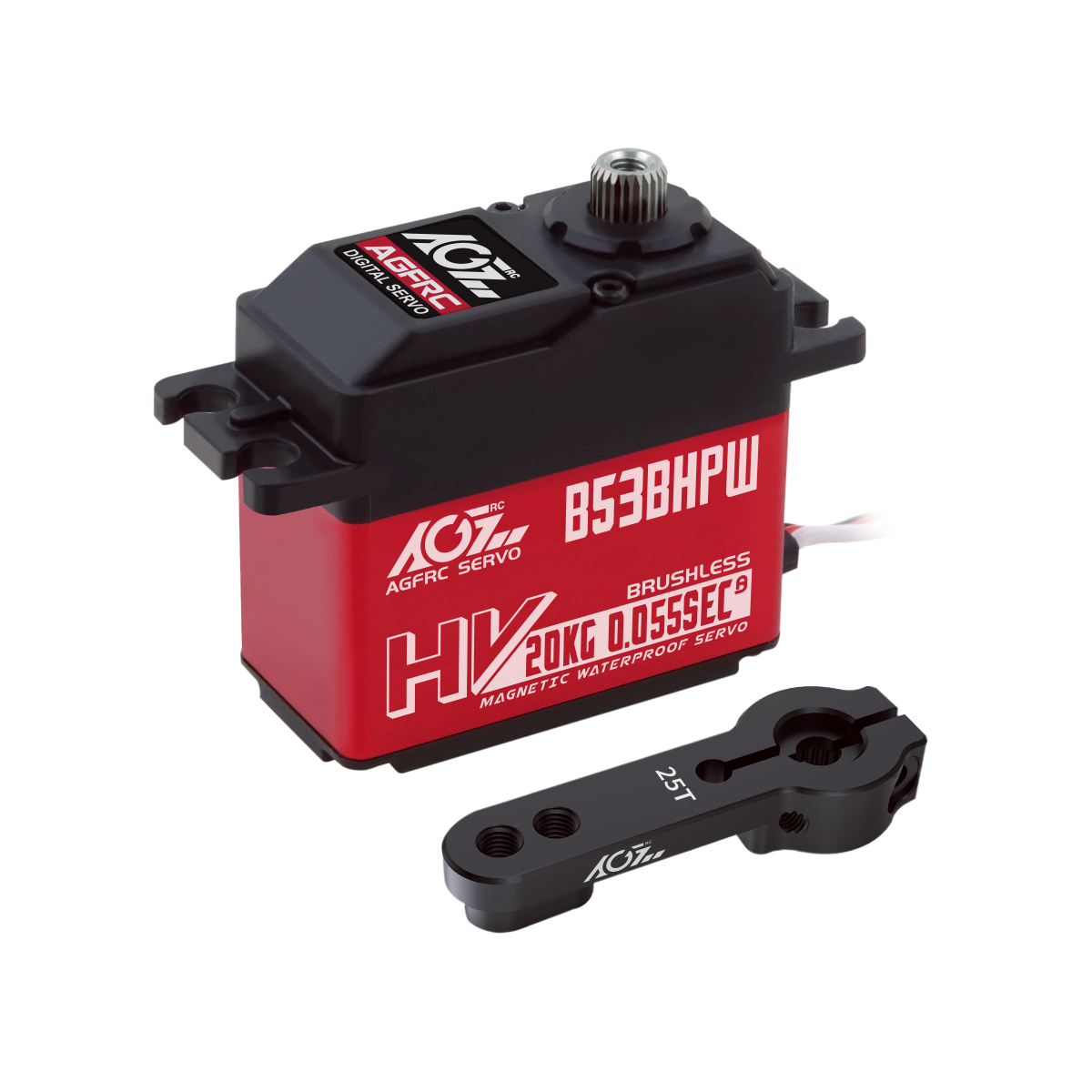 سيرفو AGFRC B53BHPW HV فائق ال - مراجعة Rc Hobby Truck وسعره