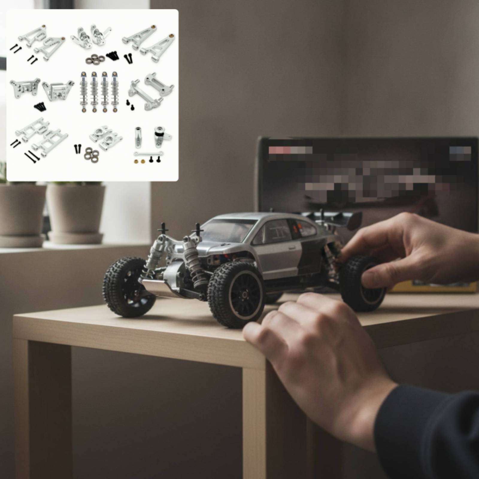 قطع غيار معدنية محسنة عالية ال - مراجعة Rc Hobby Kit وسعره