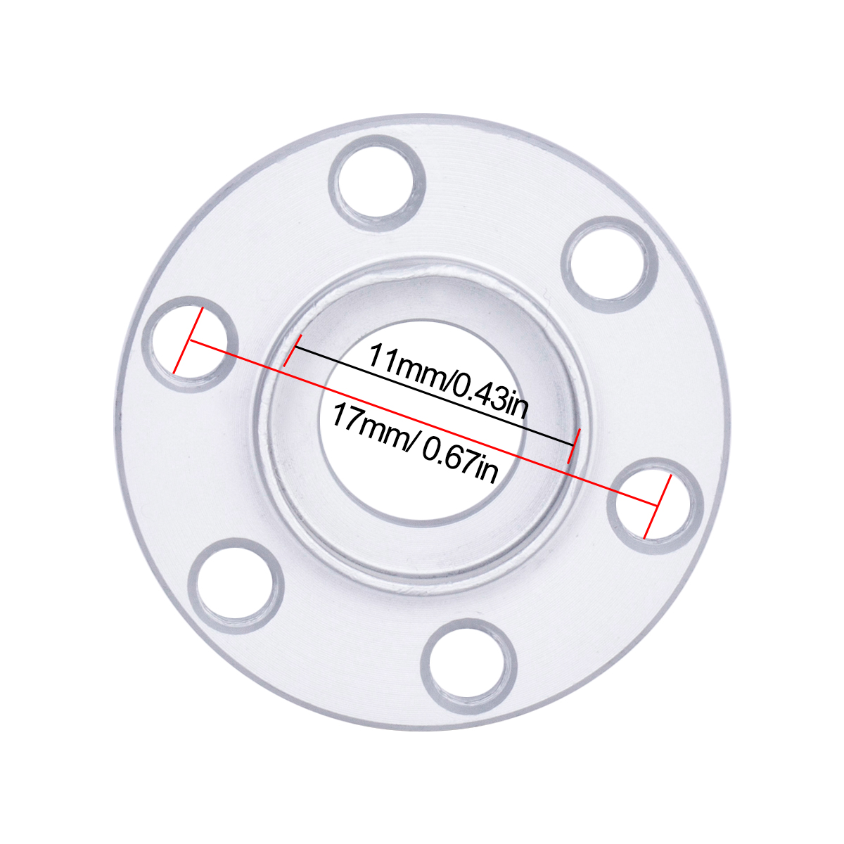 محور عجلة ألومنيوم سداسي 6/9/1 - مراجعة Wheel Hex Adapter وسعره